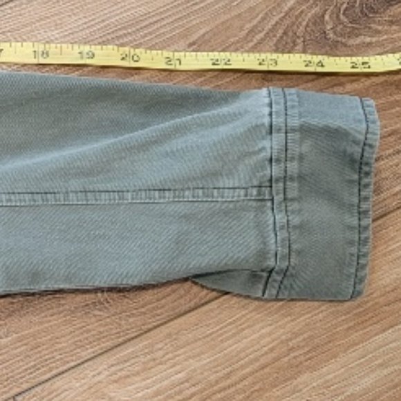 Hollister Camo Green Moto Biker Style Cropped Streetwear Y2K Jacket - Size M - Picture 12 of 12